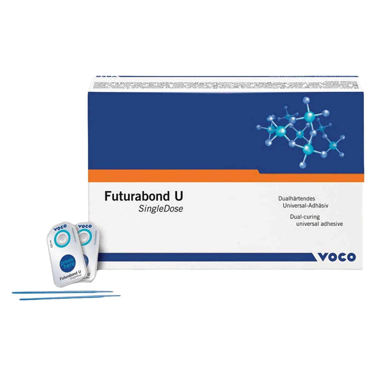 VOCO Futurabond U Dual-Cure Universal Adhesive, SingleDose Refill, 0.1 mL, 50/Pk, 1571 thumbnail 3