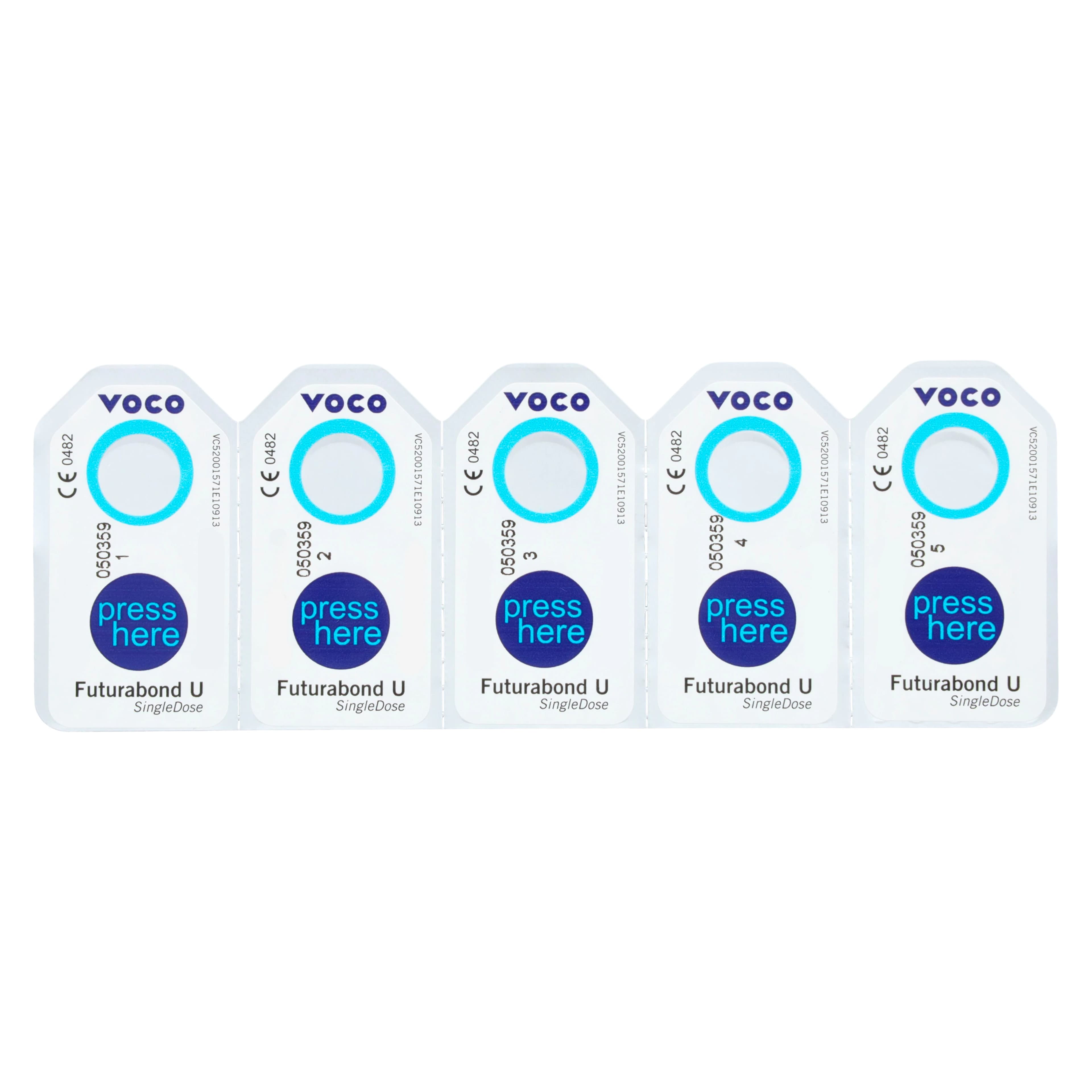 VOCO Futurabond U Dual-Cure Universal Adhesive, SingleDose Refill, 0.1 mL, 50/Pk, 1571 thumbnail 2