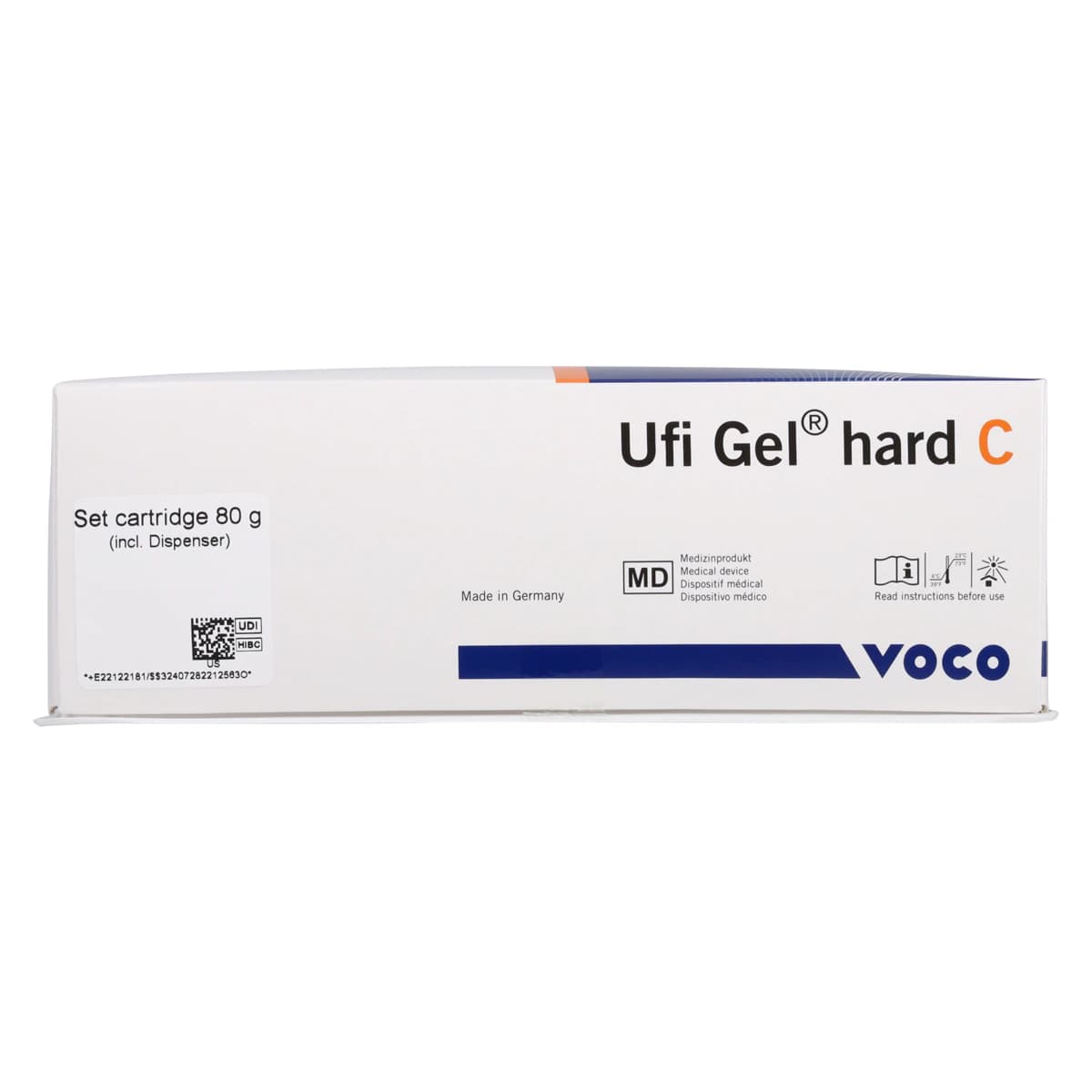 Ufi Gel hard C Intro Kit, Hard Denture Reline Material, 80g Cartridge, 10ml Adhesive, Dispenser & Mixing Tips thumbnail 4