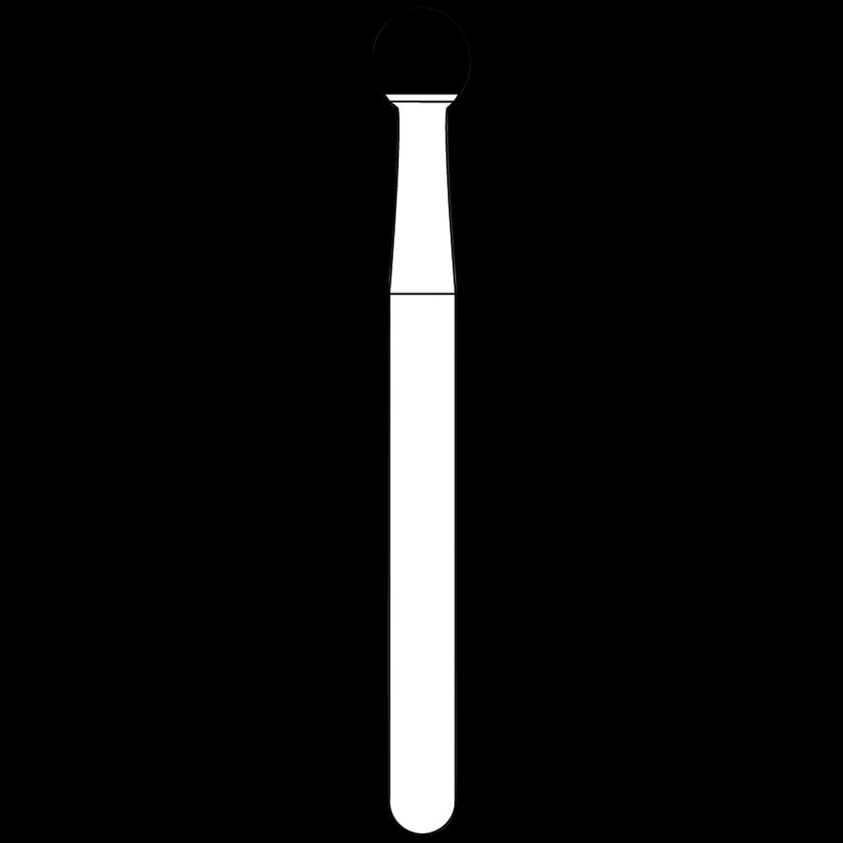 SS White Standard Operative Carbide Bur, HP, Round, #8, 10/Pk, 14844 - Standard Operative Carbide Burs, HP, Round, # 8, 10/Pk, 14844 - Image 1