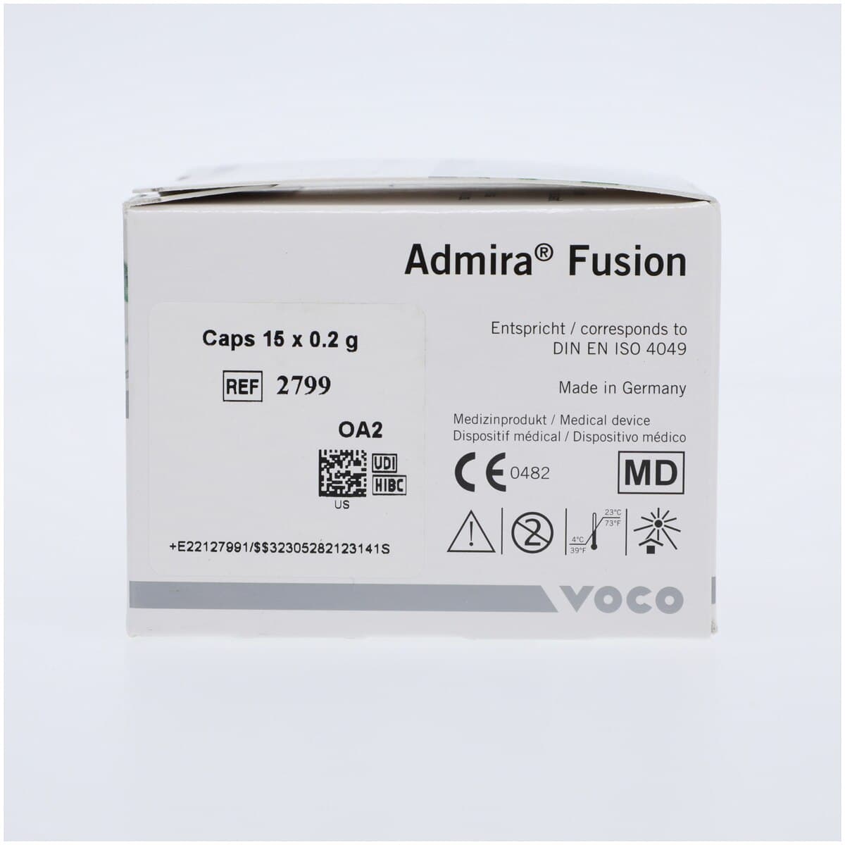 Admira Fusion Universal Nano-ORMOCER Restorative Capsules, Shade OA2, 0.2 g, Pack of 15 thumbnail 5