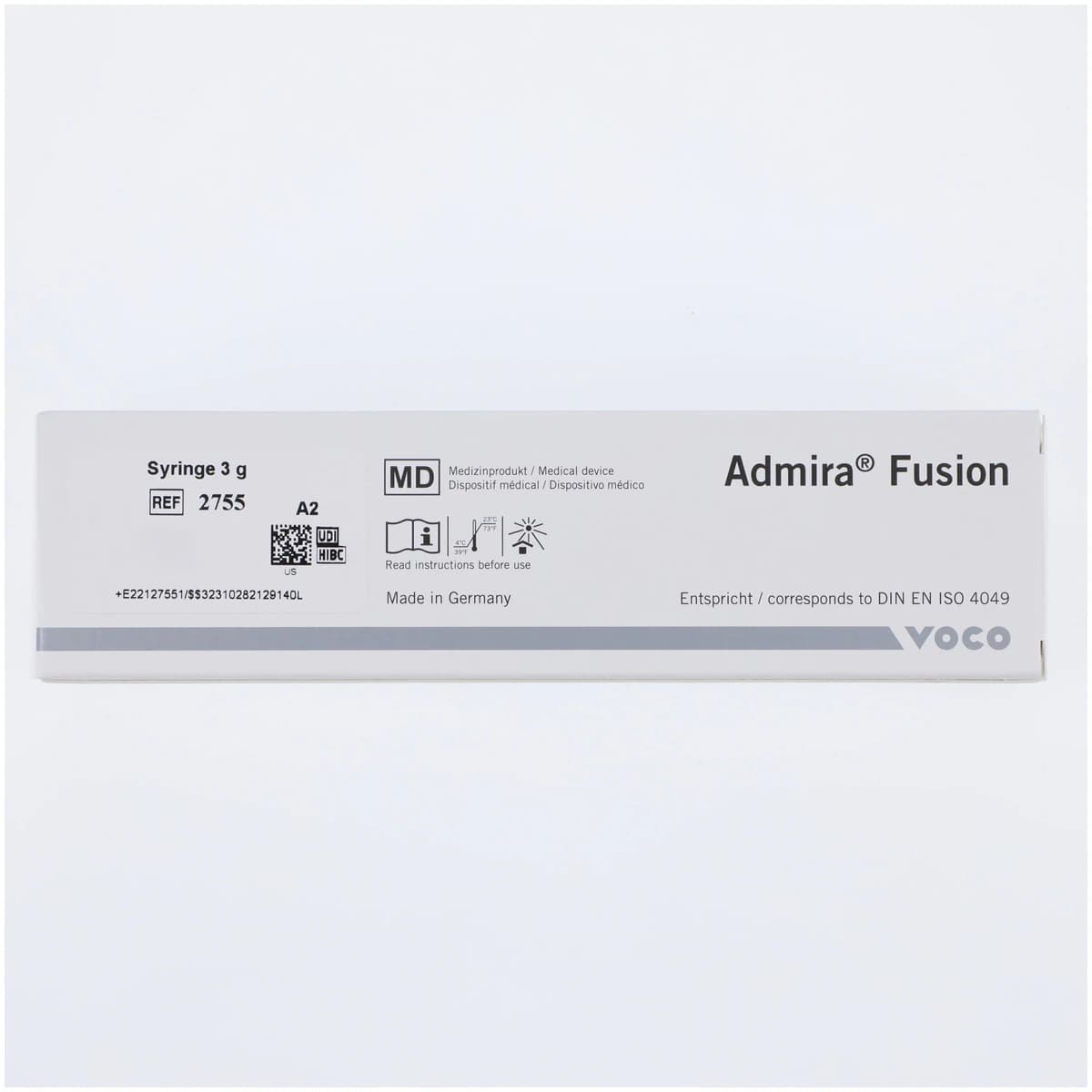 Admira Fusion Universal Nano-ORMOCER Restorative Composite, Shade A2, 3g Syringe, Refill, 2755 thumbnail 3