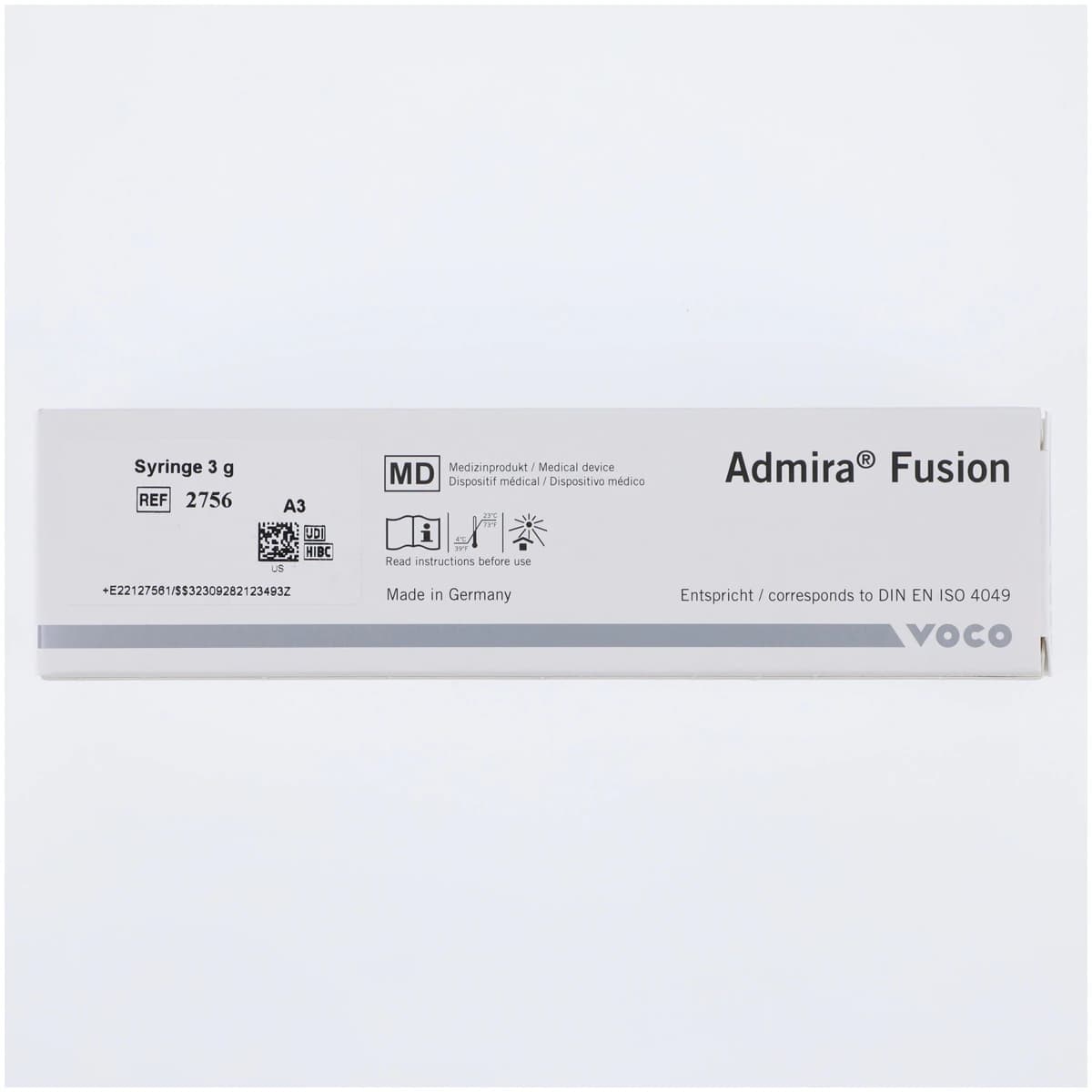 Admira Fusion Universal Nano-ORMOCER Restorative Syringe, Shade A3, 3g, Refill thumbnail 3
