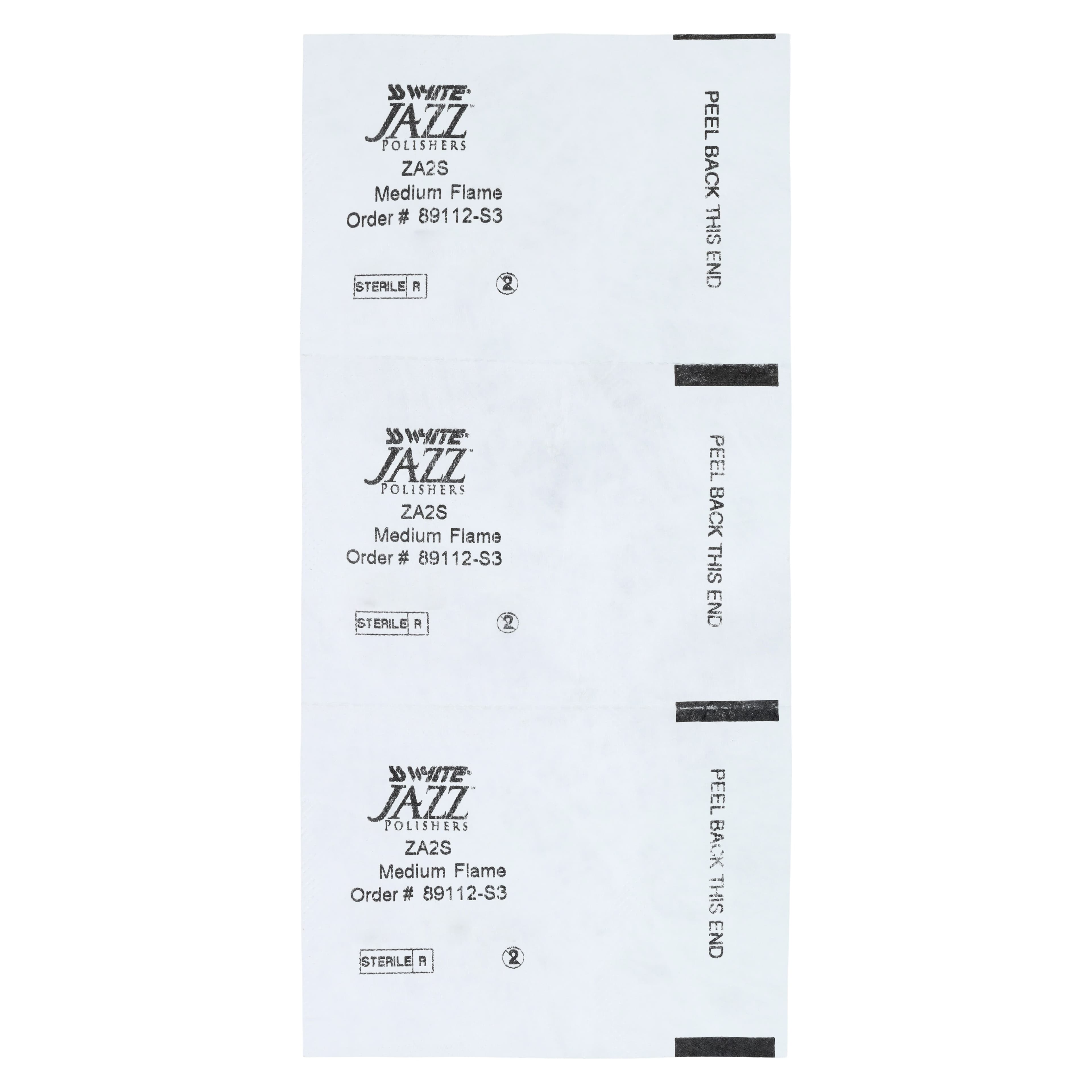 Jazz ZA2S Zirconia-Alumina 2-Step Universal Polishing System, Medium, RA, Flame, Sterile, 3/Pkg, 89112-S3 thumbnail 3