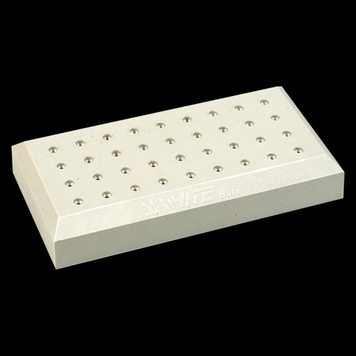SS White Thermo Bur Block, 36-Hole, RA/HP, Beige, 16407 - Thermo Block RA/HP - Image 1