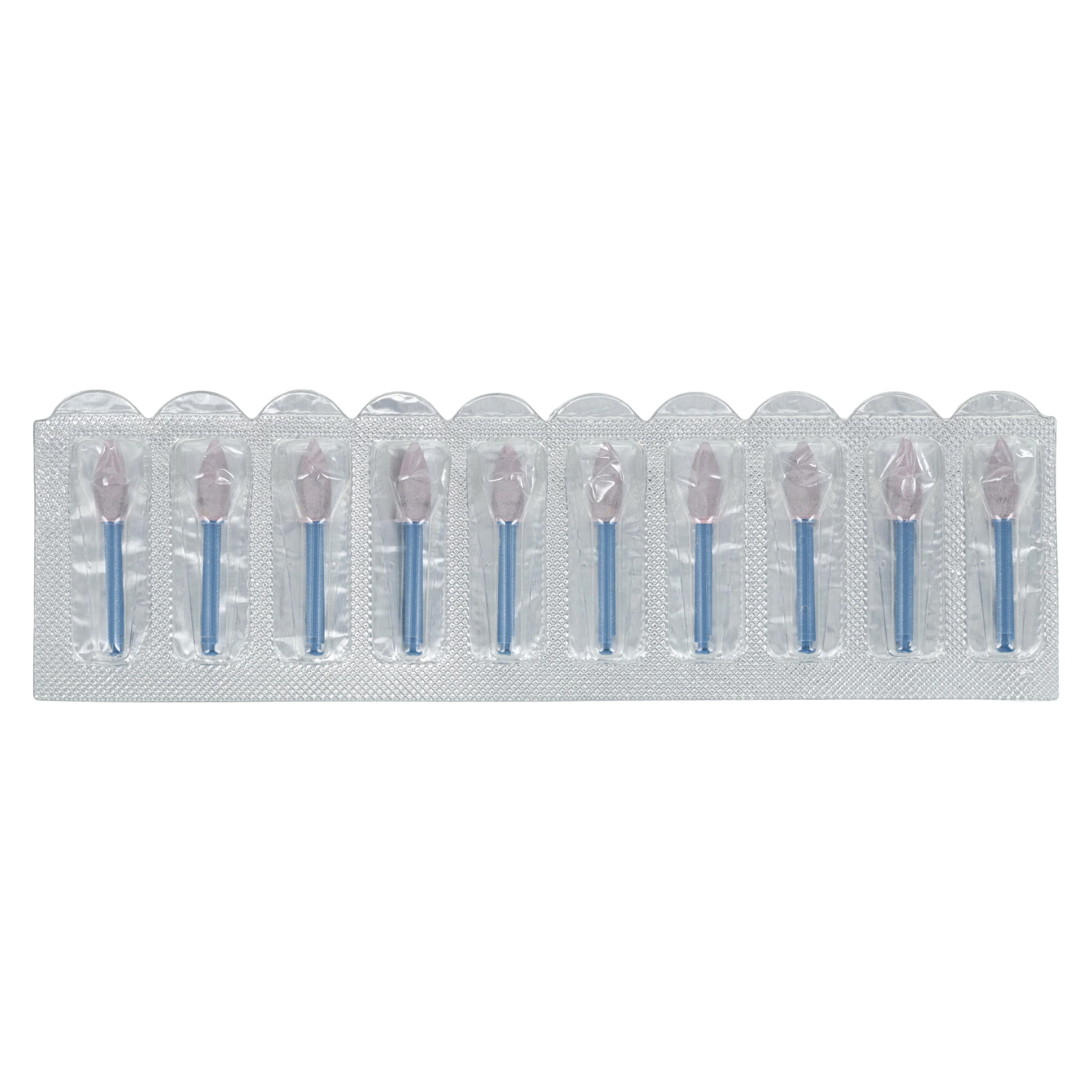 Jazz P2S Porcelain and Metal 2-Step Polishing System, Medium Flame, RA Shank, 20/Pkg, 89017 thumbnail 2