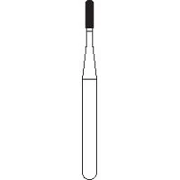 SS White #1156 Straight Fissure Round End Carbide Bur, Friction Grip Short Shank, Plain, 0.8 mm Head Diameter, 3.5 mm Head Length, 10/Pkg - Standard Operatory Carbide Burs – FGSS - Straight Fissure Round End, # 1156, 0.8 mm Diameter, 3.5 mm Length, 10/Pkg - Image 1