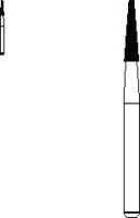 SS White Safe End Series SE6-20 Carbide Trimming & Finishing Bur, 20-Blade, 6 mm Head Length, Friction Grip, 5/Pkg, 16032-5 - Safe End Series, SE6 20 Blade, 6 mm, 5/Pkg, 16032-5 - Image 1