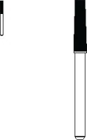 Great White Ultra Carbide Bur, FG, Flat End Taper, #GWU 847-020, 2 mm Diameter, 8 mm Length, 5/Pkg - Great White® Ultra Carbide Burs – FG, Flat End Taper, 5/Pkg - # GWU 847-020, 2 mm Diameter, 8 mm Length - Image 1