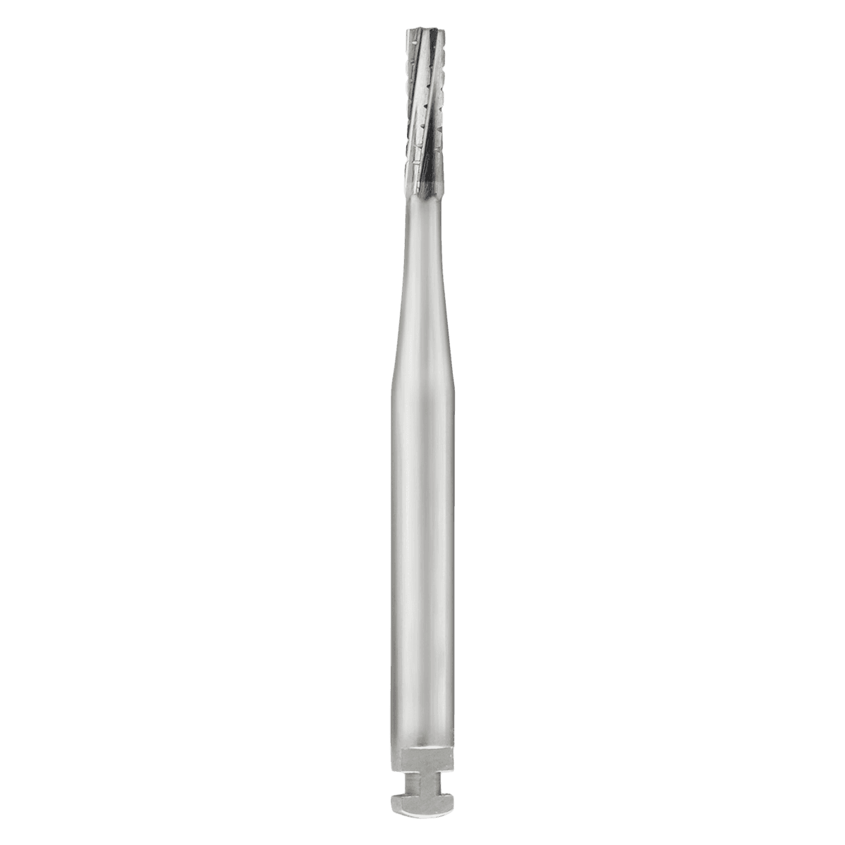 SS White Standard Operatory Carbide Bur, RA (Right Angle Latch), Straight Flat End Cross Cut Fissure, #557, 1.0 mm Head Diameter, 3.8 mm Head Length, 10/Pk, 14766 - Standard Operatory Carbide Bur, RA, Straight Flat End Cross Cut Fissure, # 557, 10/Pk, 14766 - Image 1