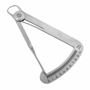 J&J Instruments Iwanson Spring Caliper, Sharp Pointed Ends for Metal, 0-10 mm, 06-841 thumbnail 3