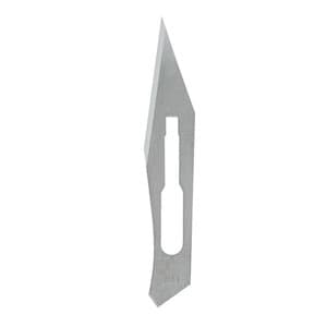 Myco Medical Carbon Steel Surgical Blades #25, Sterile, 100/Box - CARBON STEEL BLADES #25 PK100 SURGICAL - Image 1