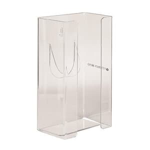 Bowman Glove Box Dispenser, Single, Clear PETG, Wall Mountable, 5-1/2"W x 10"H x 3-3/4"D thumbnail 3