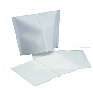 Quala Polycoated Disposable Dental Headrest Covers, 10" x 10", White, Latex-Free, 500/Case, L0WHA thumbnail 2