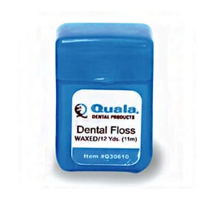 Quala Patient Floss, Nylon Waxed Mint, 12 yd, Pack of 72 (CS72) - QUALA FLOSS PATIENT SIZE MINT WAXED 12YD CS72 - Image 1