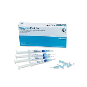 Quala 37% Phosphoric Acid Etch Gel Syringe, 2.0 ml, with Tips, Pack of 4 - QUALA ETCH GEL SYRINGE PK/4 2.0ML 37% PHOS. - Image 1