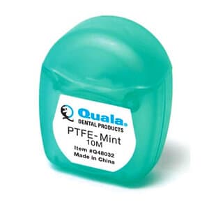 Quala PTFE Floss, Patient Size, Mint, 10 Meters, Case of 72 - QUALA PTFE FLOSS PATIENT SZ MINT 10 METERS CS/72 - Image 1