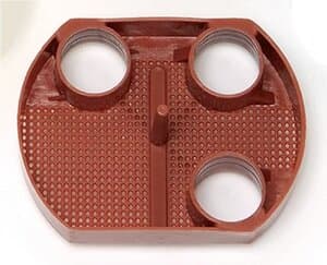 Quala Disposable Screen Traps, Coral, 2-5/8" Dia, Fits Pelton & Crane Spirit with Plastic Canisters, 25/Bg, Q9034 - QUALA DISPOSABLE SCREEN TRAPS, Q9034 - Image 1
