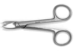 Quala Crown & Gold Scissors, Curved, Smooth Blades, 4.5", QSCGC thumbnail 2