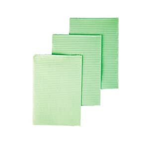 Crosstex Professional Regular Patient Towels, 3-Ply Tissue, 19" x 13", Green, Horizontal Emboss, 500/Case, WTXGR thumbnail 5