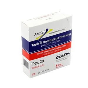 ActCel Hemostatic Gauze, 2" x 2", Box of 20, 183547000228 thumbnail 8