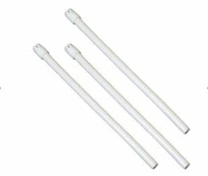 Advance Basic Saliva Ejectors, White with White Tip, Pack of 100 - ADVANCE BASIC WHITE SALIVA EJECTORS PK 100 - Image 1