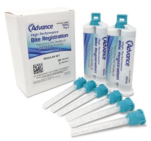 Advance HP Rigid Bite Registration Material, Unflavored, Fast Set, 50 mL, Pack of 2 - BITE REGISTRATION RIGID PK/2 50ML UNFLAVORED - Image 1