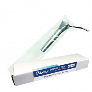 Advance Syringe Sleeves, 2.5" x 10", Box of 500 - ADVANCE 2.5x10 SYRINGE SLEEVE BOX 500 - Image 1