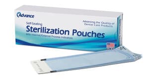 Advance™ Self-Sealing Autoclave Pouches, 5.25" x 10", Box of 200 - ADVANCE POUCHES 5.25 X 10 BOX/200 - Image 1