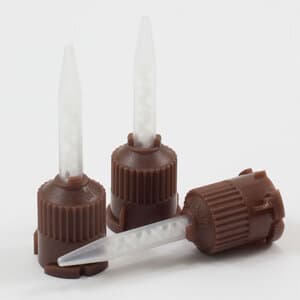 Advance™ Temporary Cement 1:1 Mixing Tips, Brown, Pack of 20 - TEMP CEMENT MIXING TIPS 1:1 BROWN PACK/20 - Image 1