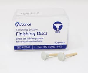 Advance Composite Polishers RA Disc, Medium Grit, Tan, Pkg/40 - Advance Composite Polishers RA Disc Medium Pkg/40 - Image 1