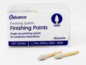 Advance Composite Polishers RA Point Medium, Tan, Pkg/40 - Advance Composite Polishers RA Point Medium Pkg/40 - Image 1