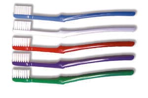 Advance™ Kid's 3-5 Stage 2 Toothbrush, Curved Handle, Assorted, Ages 3-5, Box/72 - BASIC TB CHILD CURVED HNDL AGES 3-5 BX/72 - Image 1