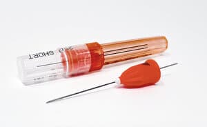 Advance™ Plastic Hub Needles, 25 Gauge Short (1 in.), Red, Sterile, Pkg/100 - Advance™ Plastic Hub Needles 25ga Short (1in.) Red Pkg/100 - Image 1