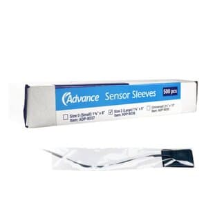 Advance X-Ray Sensor Sleeves, Large #2, 1-5/8 x 8 in, Pack of 500 - Advance X-Ray Sensor Sleeves Large #2 1-5/8 X 8in, Pkg/500 - Image 1