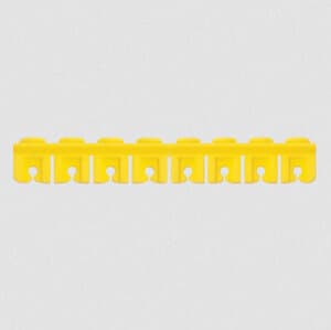 Advance Cassette Rails, Dual Sided 16 Instrument Holder Set, Yellow, Set/4 - Advance Cassette Rails, Dual Sided 16 Instrument Holder Set, Yellow Set/4 - Image 1