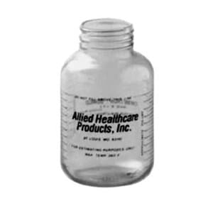 Allied Gomco Suction Collection Bottle, Polycarbonate Plastic, Autoclavable, 1200 mL, Without Lid, 6/Box, 01-90-3564 thumbnail 6