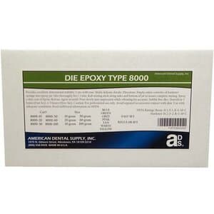 American Dental Supply 8000 Die Epoxy Kit, Blue, 50g, 12 Jars with Hardener and Mixing Sticks thumbnail 2