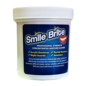 Smile Brite Denture Cleaner Powder, 6 oz, Fragrance Free, with Scoop thumbnail 2