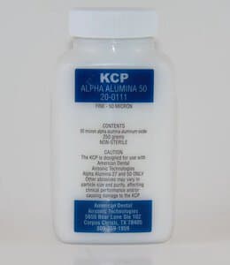 KCP Aluminum Oxide Powder, 50 Micron, 4 Bottles/Box, 250g Each - KCP Aluminum Oxide Powder - Image 1