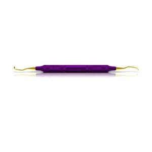 American Eagle Instruments Standard Gracey Curette, XP, #1-2, Anterior, EagleLite Resin Handle, 3/8", Purple, Double-Ended, 1/Pk, AEG1-2XPX thumbnail 6