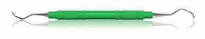 American Eagle Titanium Implant Scaler Barnhart 5-6, Double-End, EagleLite Green Resin Handle, AEIIB5-6X thumbnail 7