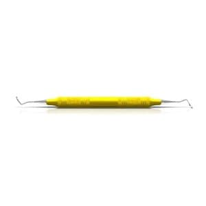 American Eagle #204S XP Sharpen-Free Sickle Scaler, Double-Ended, Posterior, EagleLite Resin Handle, 3/8", Yellow, 1/Pk, AES204SXPX thumbnail 12