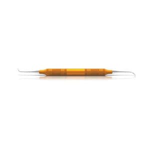 American Eagle #128 Nebraska Sickle Scaler, Double-End, Anterior, EagleLite Resin Handle, 3/8", Orange, AESN128DEX, 1/Pk thumbnail 12