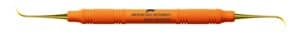 American Eagle XP® SQUARED Technology Scaler Nebraska N128, Anterior, Double-Ended, 3/8 Handle, Orange, EagleLite Plastic Handle, AESN128DEXPXE thumbnail 4