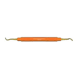 American Eagle XP Sharpen-Free Sickle Scaler, Nevi #N1, Anterior, Double End, EagleLite Resin Handle, Orange, 3/8", 1/Pk, AESN1XPX thumbnail 6