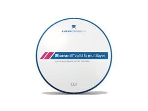 Ceramill Zolid FX Multilayer Zirconia Disc, Shade B2/B3, 98 x 20 mm, 1 Disc thumbnail 8