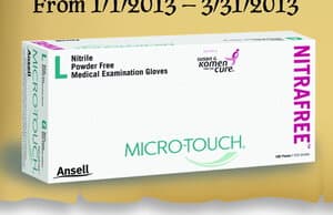 Micro-Touch NitraFree Pink Nitrile Exam Gloves, Powder-Free, Non-Sterile, Extra Small, 100/Box, 6034510 thumbnail 16