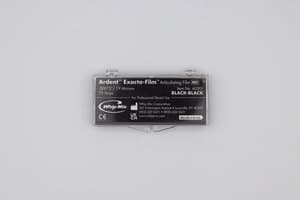 Ardent Exacta-Film Articulating Film, Black/Black, 19 Microns (0.00075"), Double-Sided, 75 Strips/Box, 60201 thumbnail 6