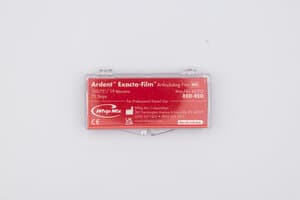 Ardent Exacta-Film Articulating Film, Red/Red, 19 Microns (0.00075"), Double-Sided, 75 Strips/Box, #60202 thumbnail 5